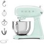 Voir la diapositive 1 : SMEG Robot pâtissier SMF03PGEU vert d'eau