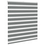 Voir la diapositive 3 : VIDAXL Store zebre gris fonce largeur du tissu 130,9 cm polyester
