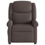 Voir la diapositive 4 : VIDAXL Fauteuil de massage inclinable electrique marron brillant