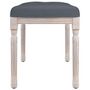 Voir la diapositive 4 : VIDAXL Banc Gris fonce 80x40x49 cm Velours