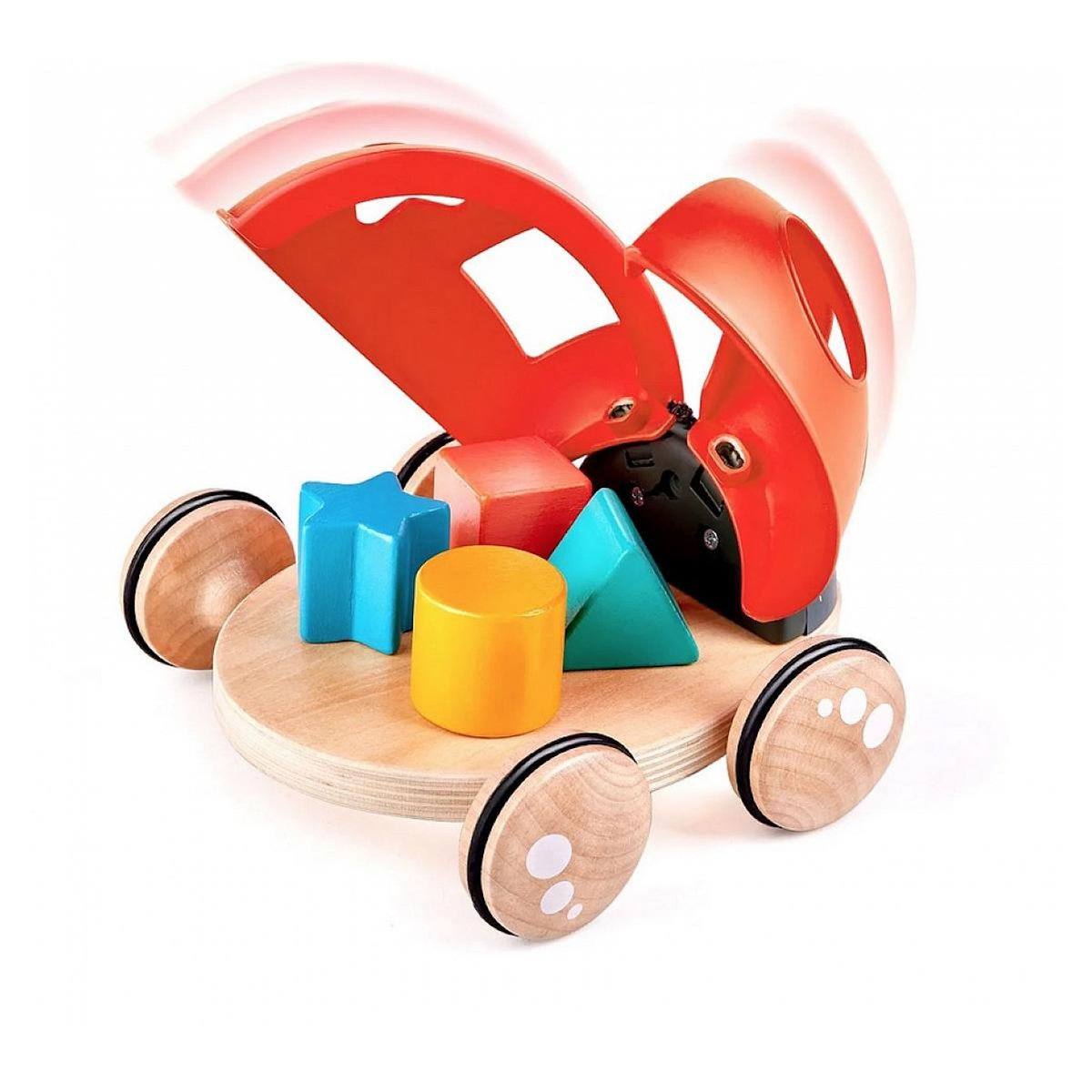 Hape Coccinelle a tirer avec trieur de formes