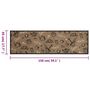 Voir la diapositive 5 : VIDAXL Tapis de cuisine lavable imprime Morning brun 45x150 cm velours