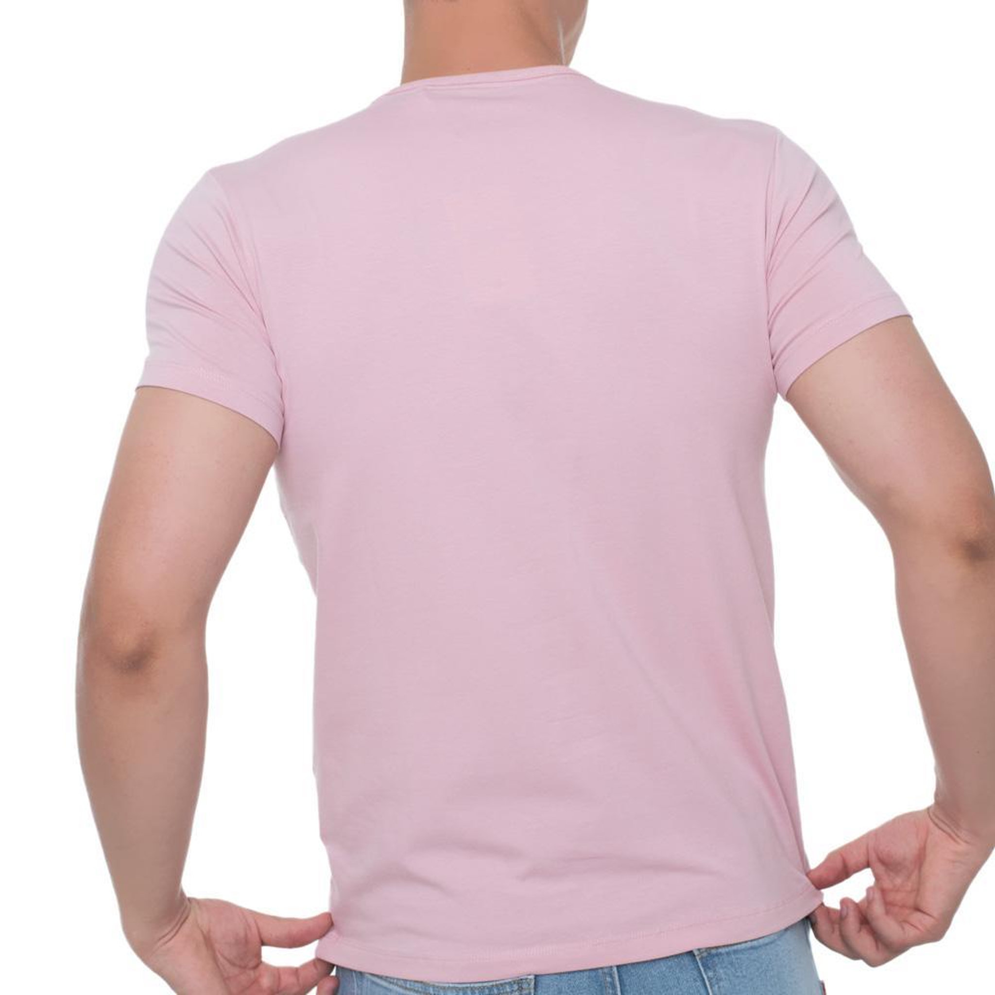 Voir la diapositive 2 : Pepe Jeans T-shirt Rose Homme Pepe Jeans Original Basic PM508212