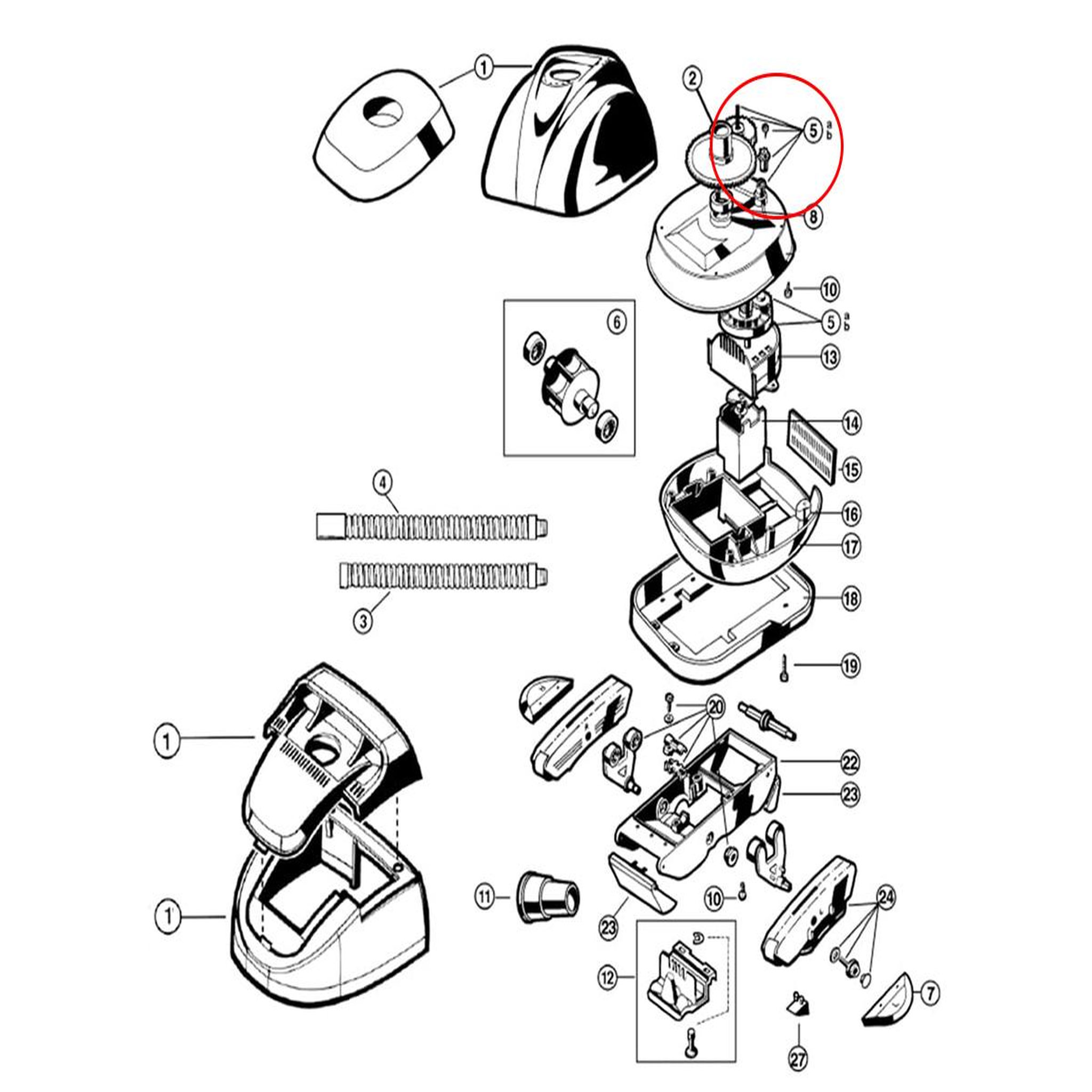 Voir la diapositive 2 : Hayward Kit engrenage pour nettoyeur de piscine - hayward