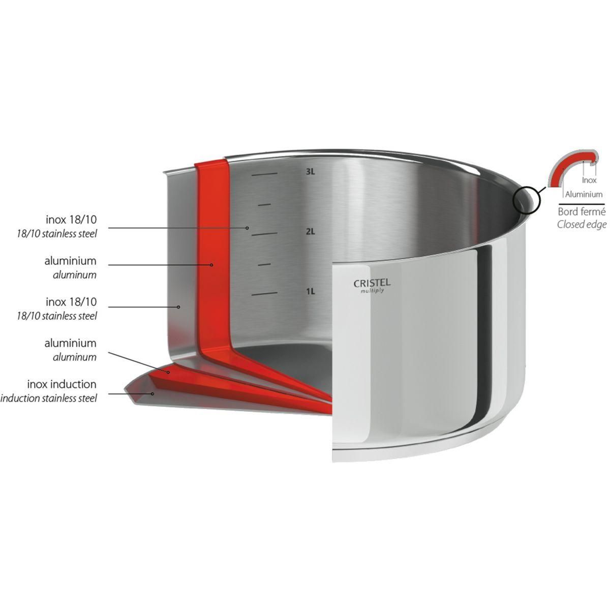 CRISTEL Faitout Casteline amovible 26cm