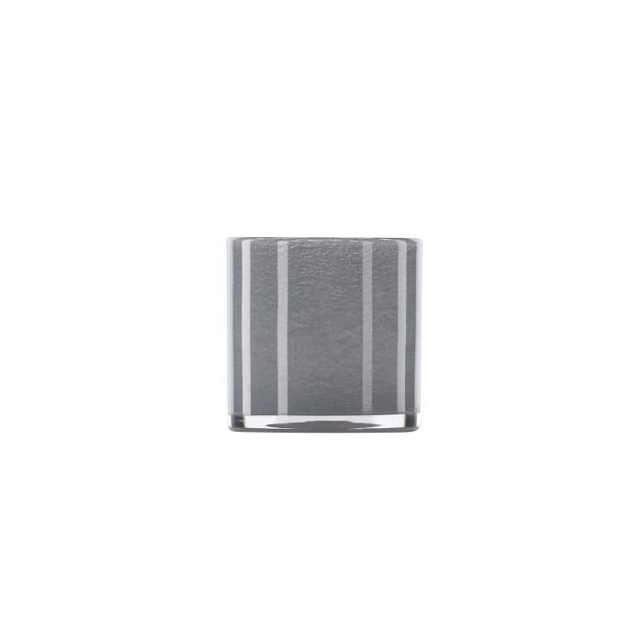 Voir la diapositive 3 : Paris Prix Photophore Déco  Gloria  12cm Gris Clair