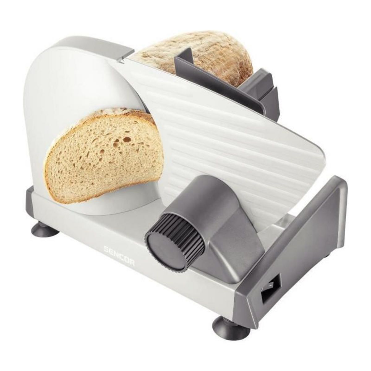 SENCO Trancheuse électrique - SENCOR - SFS 4050SS - 150 W - Epaisseur de tranche : jusqu'a 15 mm - Argent