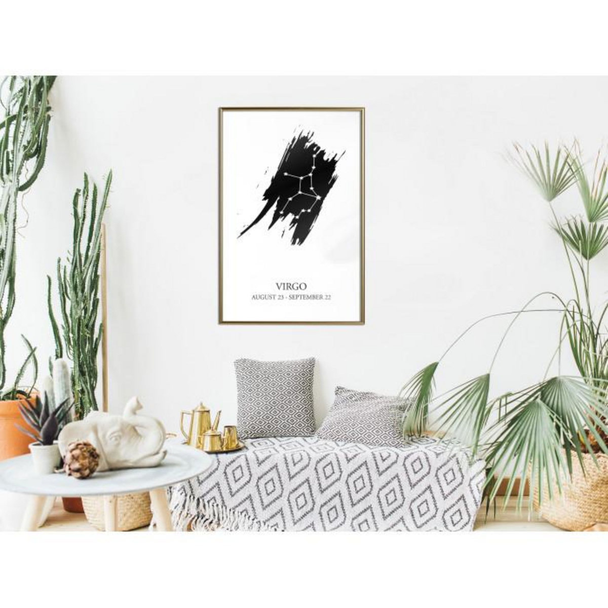 Paris Prix Affiche Murale Encadrée  Zodiac Virgo I