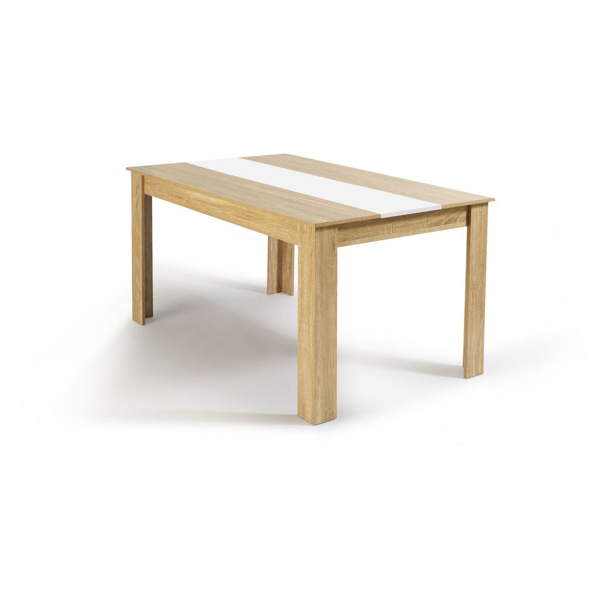 Table de repas fixe contemporaine 140 cm 