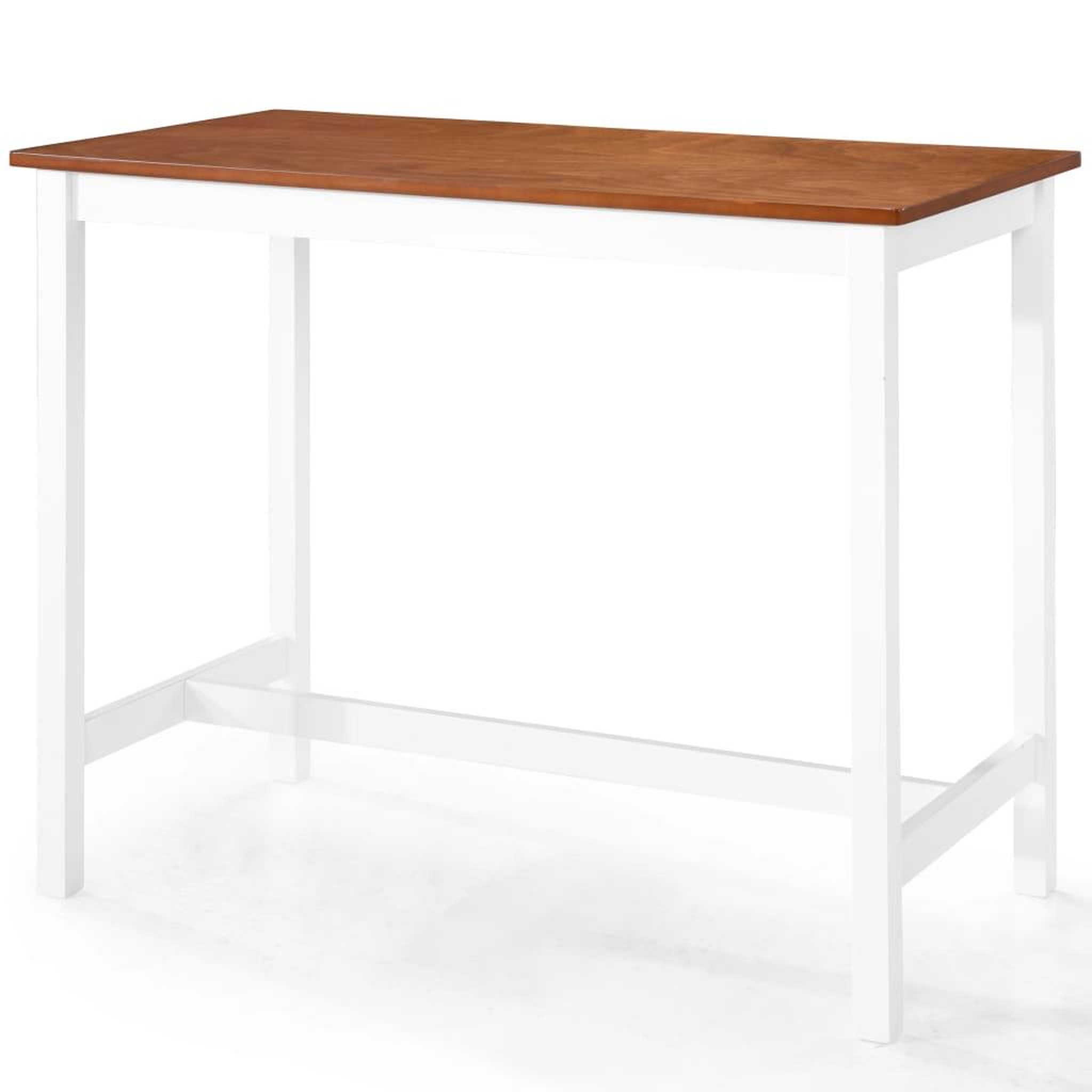 Voir la diapositive 5 : VIDAXL Table et tabouret de bar 5 pcs bois massif