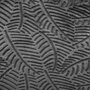 ATMOSPHERA Plaid uni ultra doux en polyester motifs feuilles effet 3D