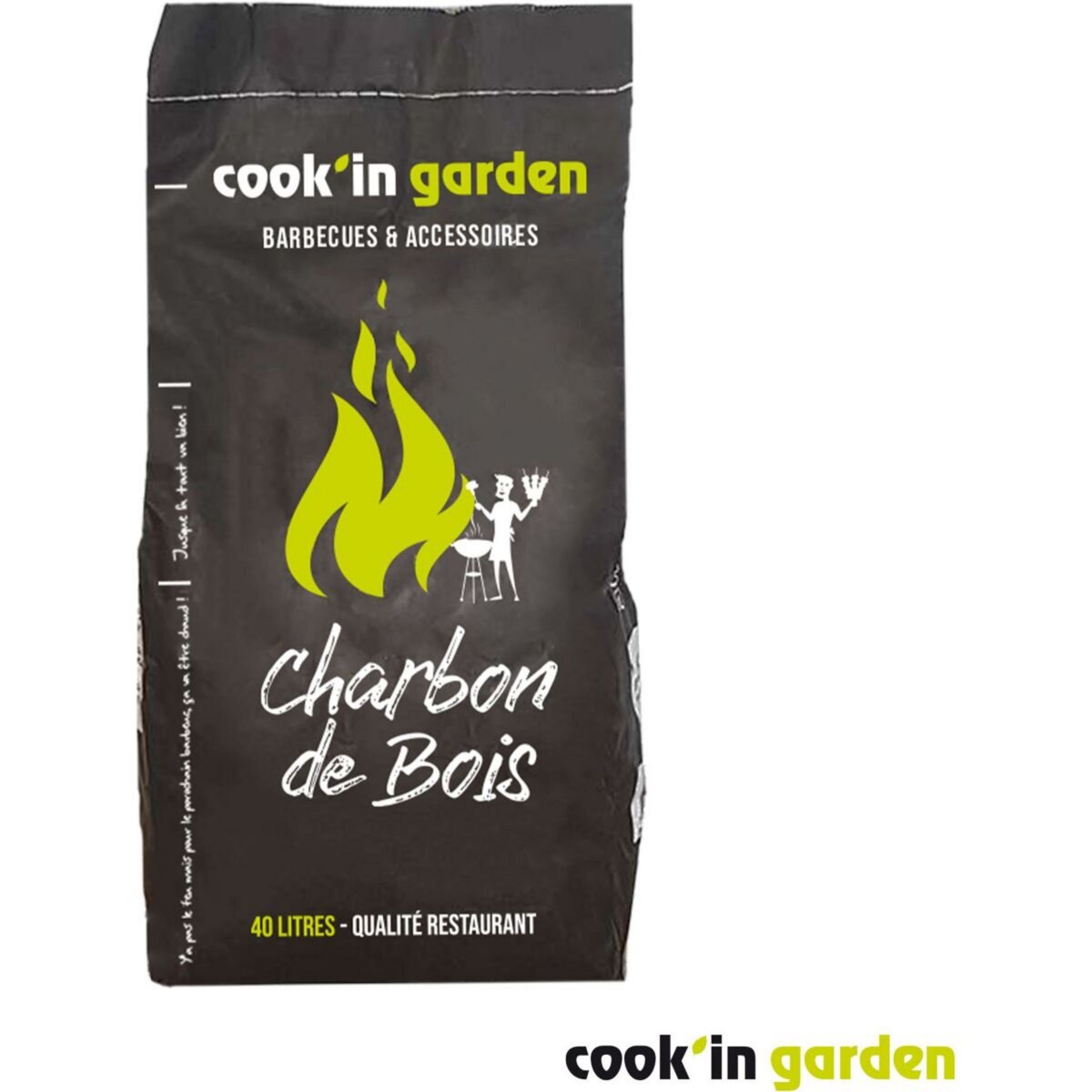 Cook'In Garden Charbon de bois charbon CB001