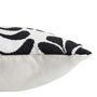 Voir la diapositive 2 : ATMOSPHERA Coussin Déco Effet Tricot  Twisted Lime  40x40cm Noir & Blanc