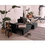 Voir la diapositive 3 : BEST MOBILIER Petra - canapé d'angle réversible - convertible avec coffre - 4 places - en velours