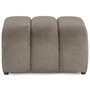 Voir la diapositive 1 : LISA DESIGN Debbie - pouf en tissu texturé