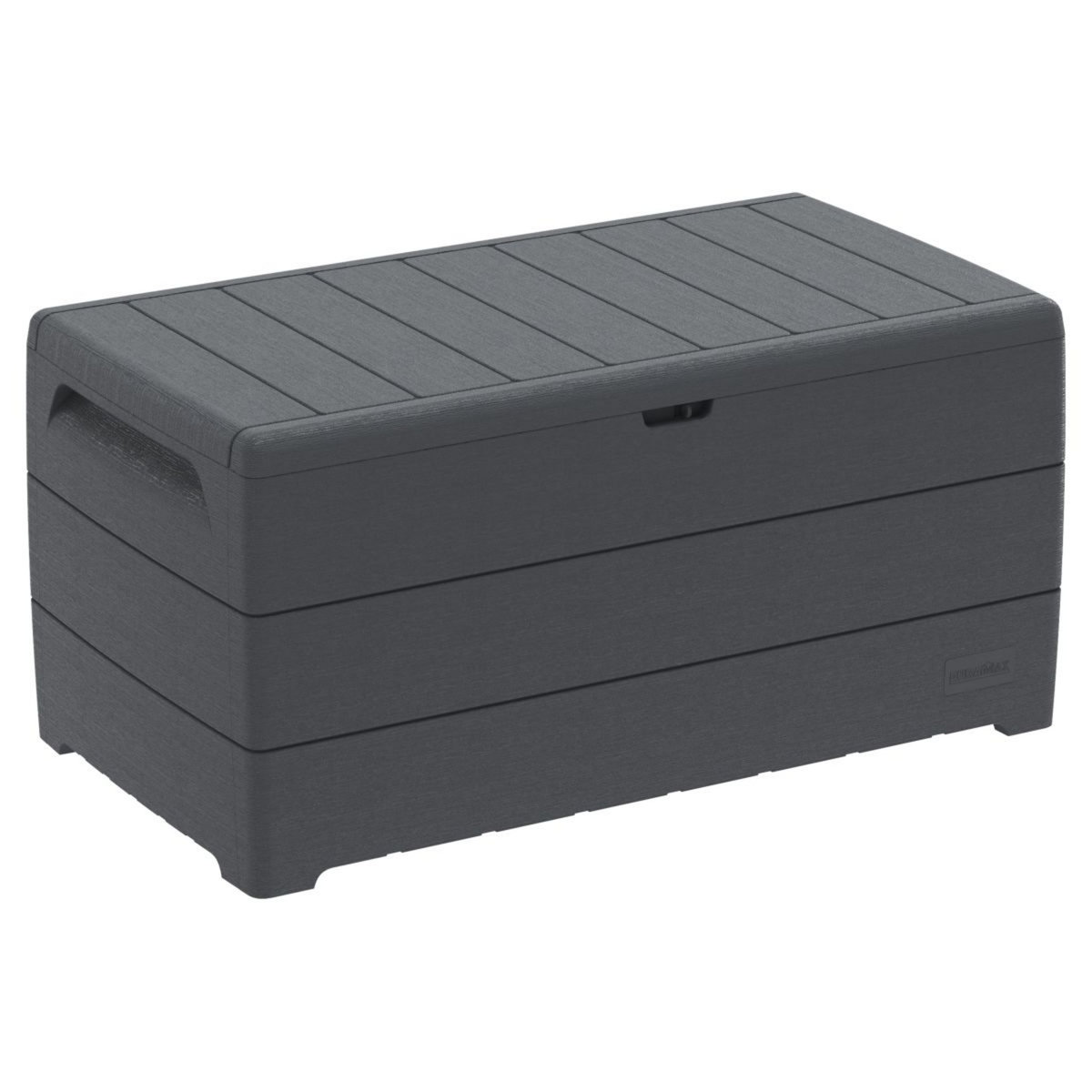 DURAMAX Coffre de rangement jardin - Résine - Gris - 416L