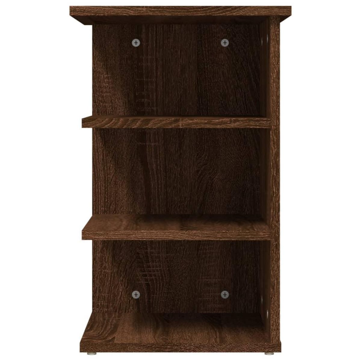 VIDAXL Armoire laterale Chene marron 35x35x55 cm Bois d'ingenierie