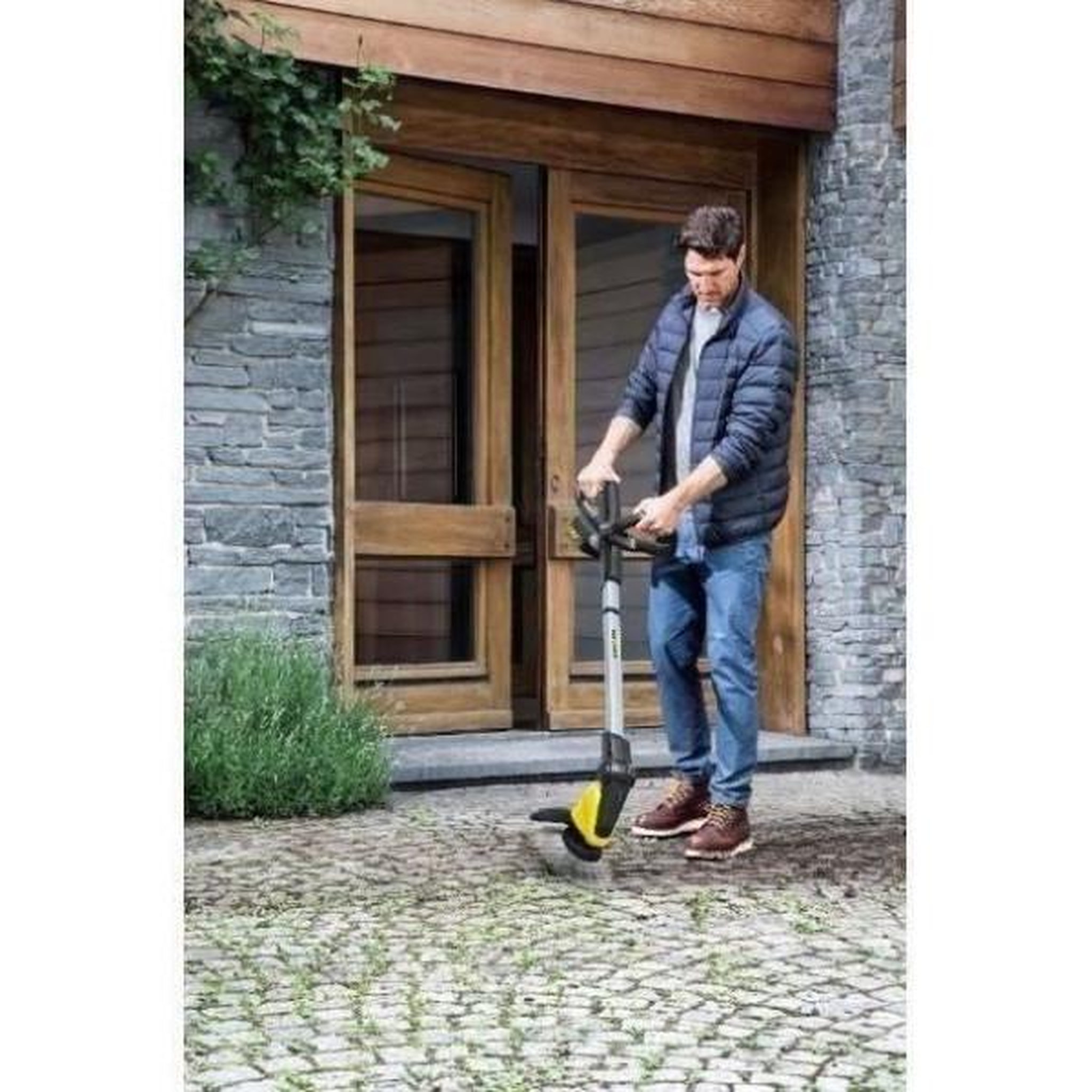 Voir la diapositive 2 : KARCHER Désherbeur sur batterie karcher wre 18-55 - élimination efficace de la mousse et des mauvaises herbes