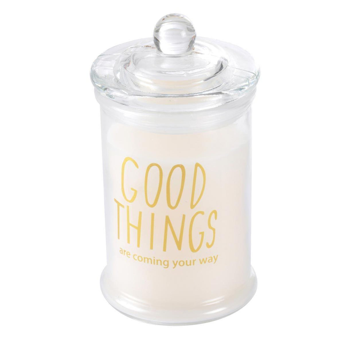 Paris Prix Bougie Parfumée Bocal  Winter Blush  14cm Blanc