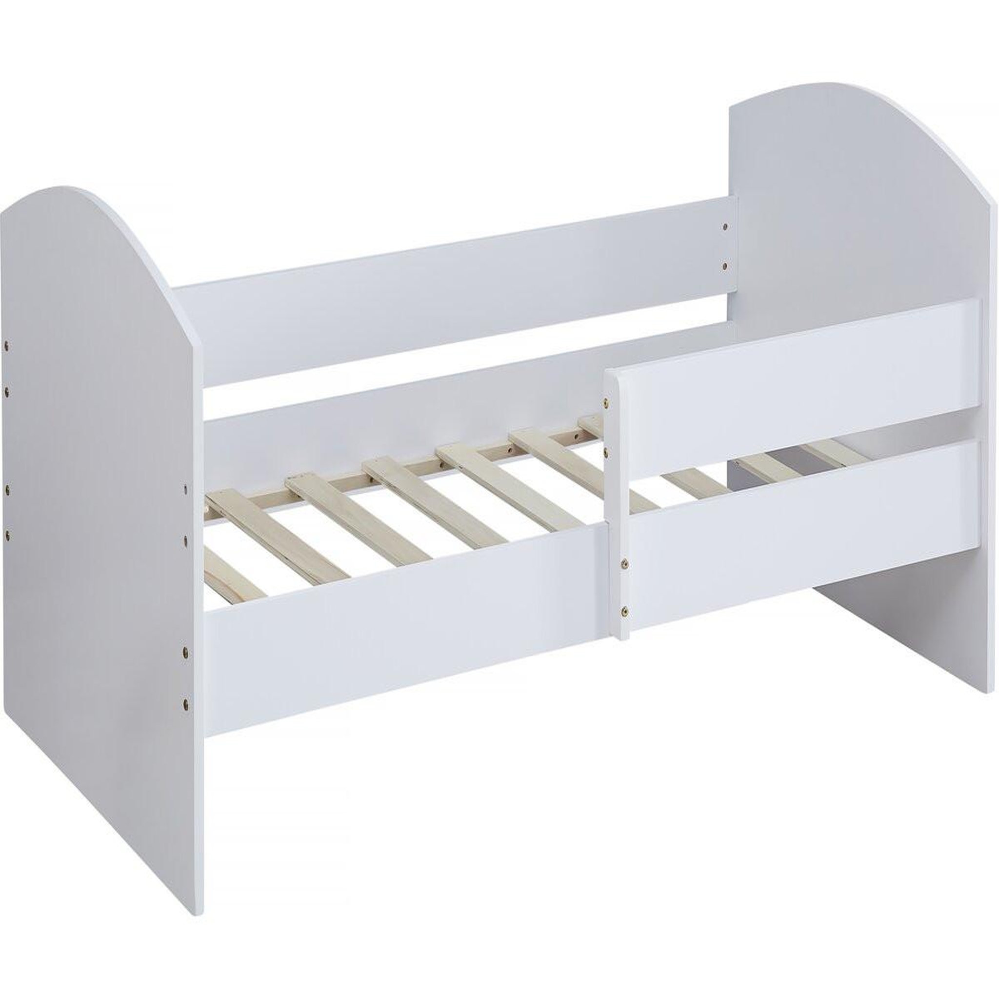 Habitat et Jardin Lit enfant avec barrière  victoria  - bois - blanc - 80 x 160 cm