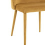Voir la diapositive 5 : Paris Prix Chaise Design  Charlotte  81cm Jaune Ocre