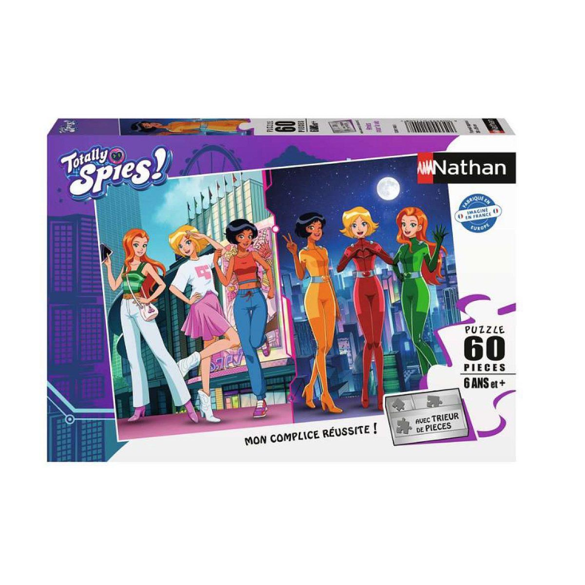 Nathan Puzzle 60 pieces - totally spies amies pour la vie