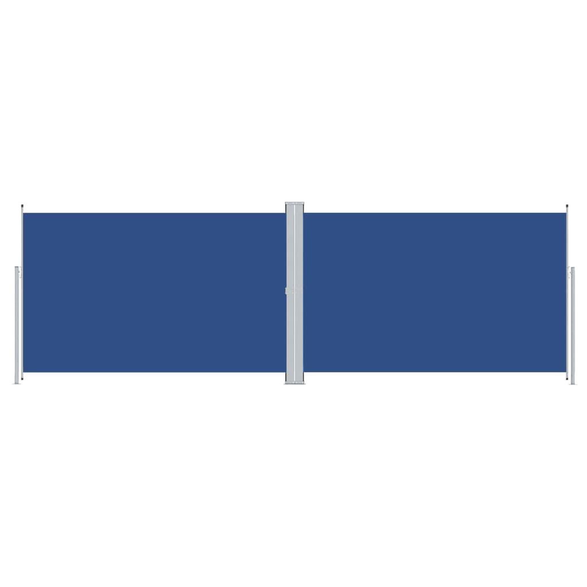 Voir la diapositive 2 : VIDAXL Auvent lateral retractable Bleu 200x600 cm