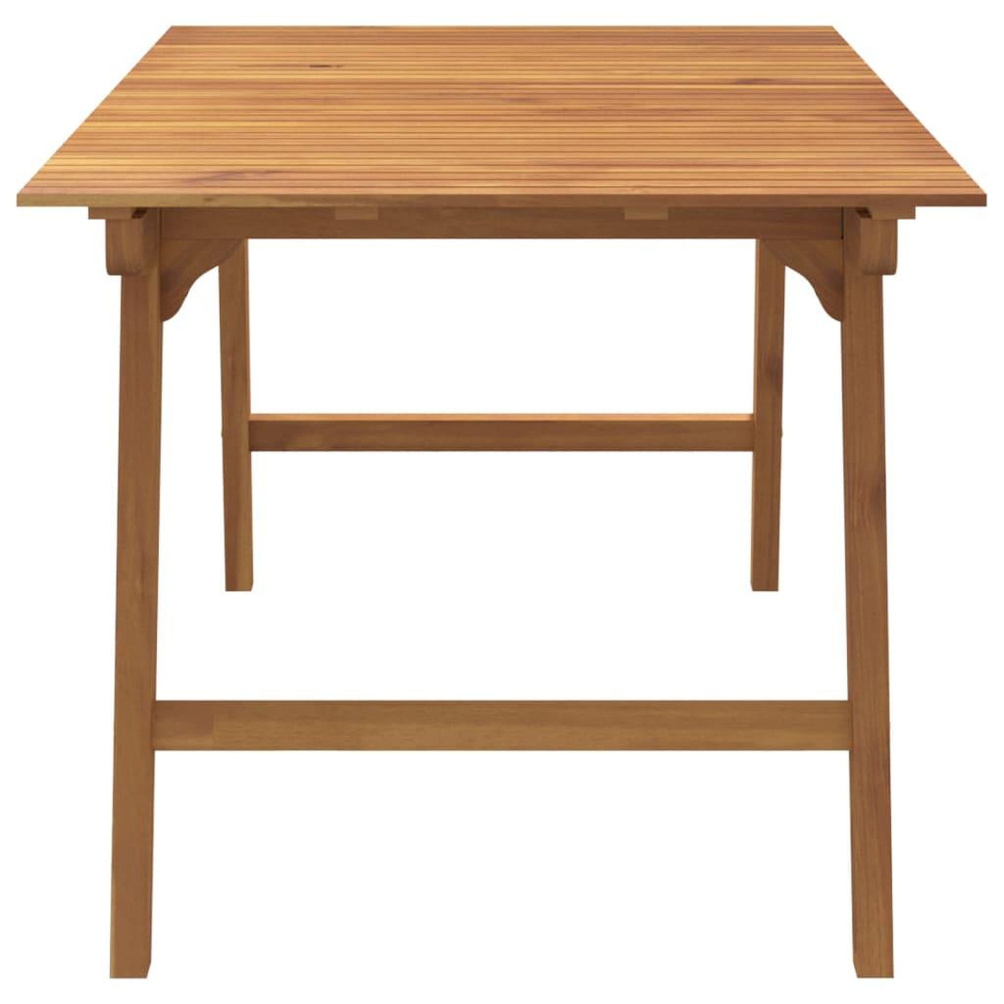 Voir la diapositive 4 : VIDAXL Table de jardin 150x90x75 cm Bois d'acacia solide