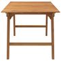 Voir la diapositive 4 : VIDAXL Table de jardin 150x90x75 cm Bois d'acacia solide