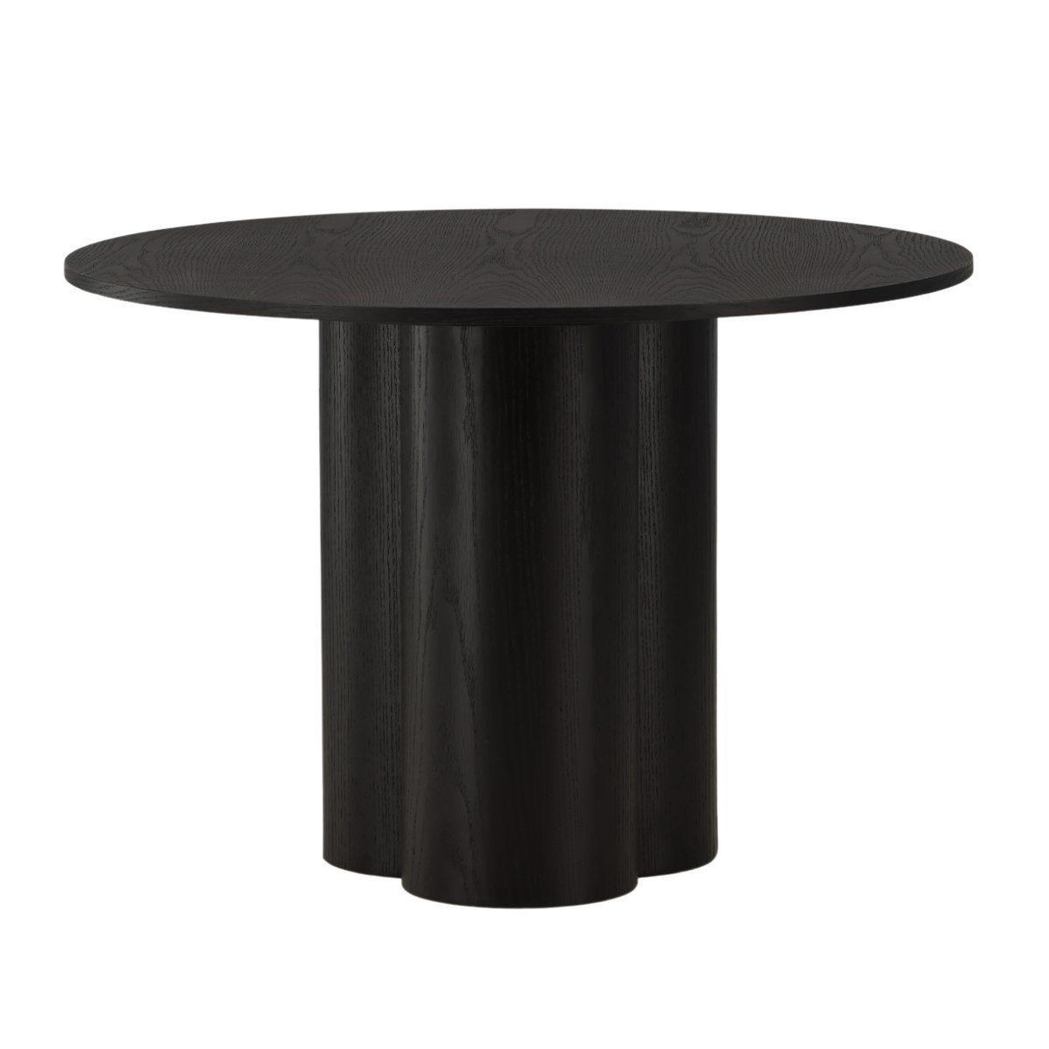 Paris Prix Table à manger ronde  olivia  110cm noir