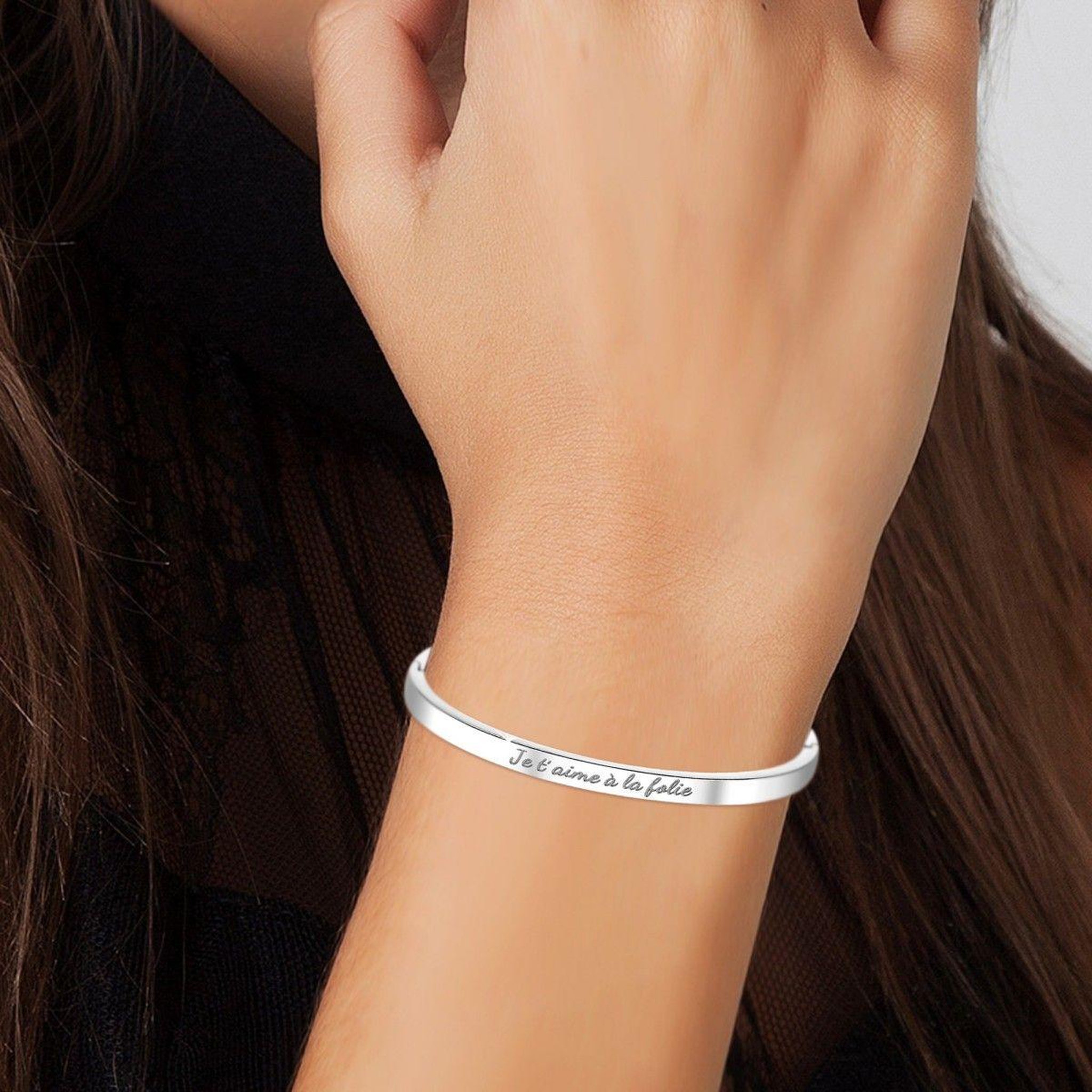 Voir la diapositive 2 : SC CRYSTAL Je t'aime à la folie - Bracelet par SC Crystal