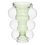 Voir la diapositive 1 : ATMOSPHERA Vase Double en Verre  Matali  36cm Vert