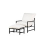 Voir la diapositive 4 : Paris Prix Fauteuil de Jardin & Repose-Pieds  Corso  86cm Noir