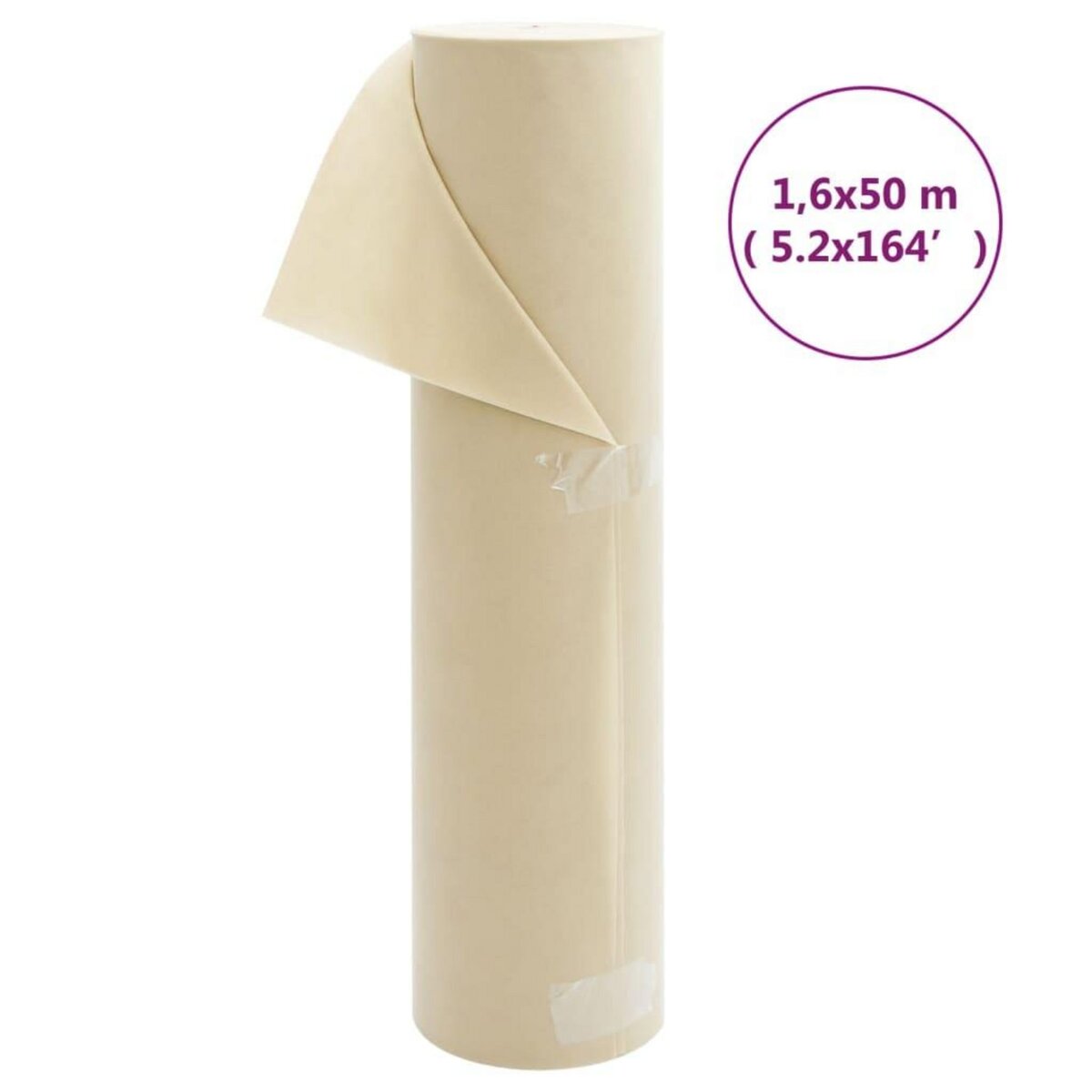 VIDAXL Toison vegetale 2 rouleaux 70 g/m² 50x1,6 m
