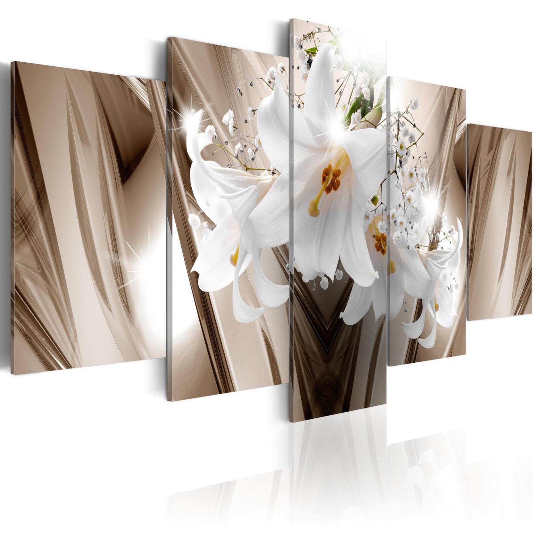 Paris Prix Tableau imprimé  trapped lily. Coloris disponibles : Multicolore