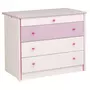 Commode GIRLY blanc et parme