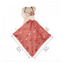 Voir la diapositive 3 : Kaloo Doudou Carre douceur Chien brique - 18 cm