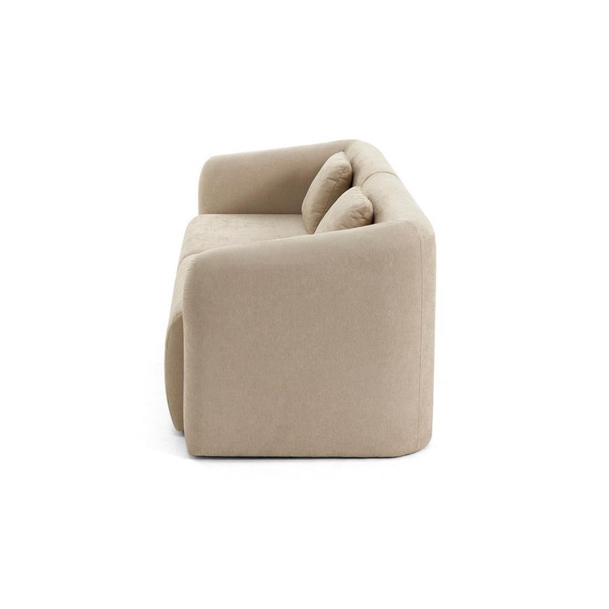 LISA DESIGN Ikare - canapé modulable 2 places - en tissu