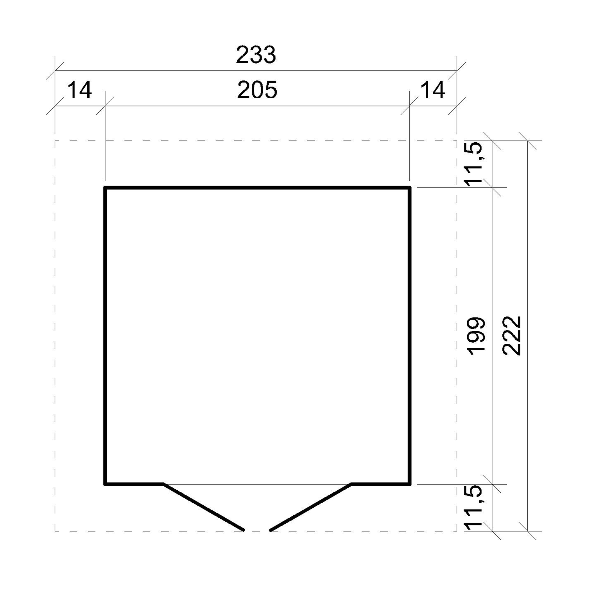 Voir la diapositive 6 : TIMBELA Abri de jardin en bois naturel stockage extérieur avec fenêtres h228x222x233 cm/4,2 m² m351