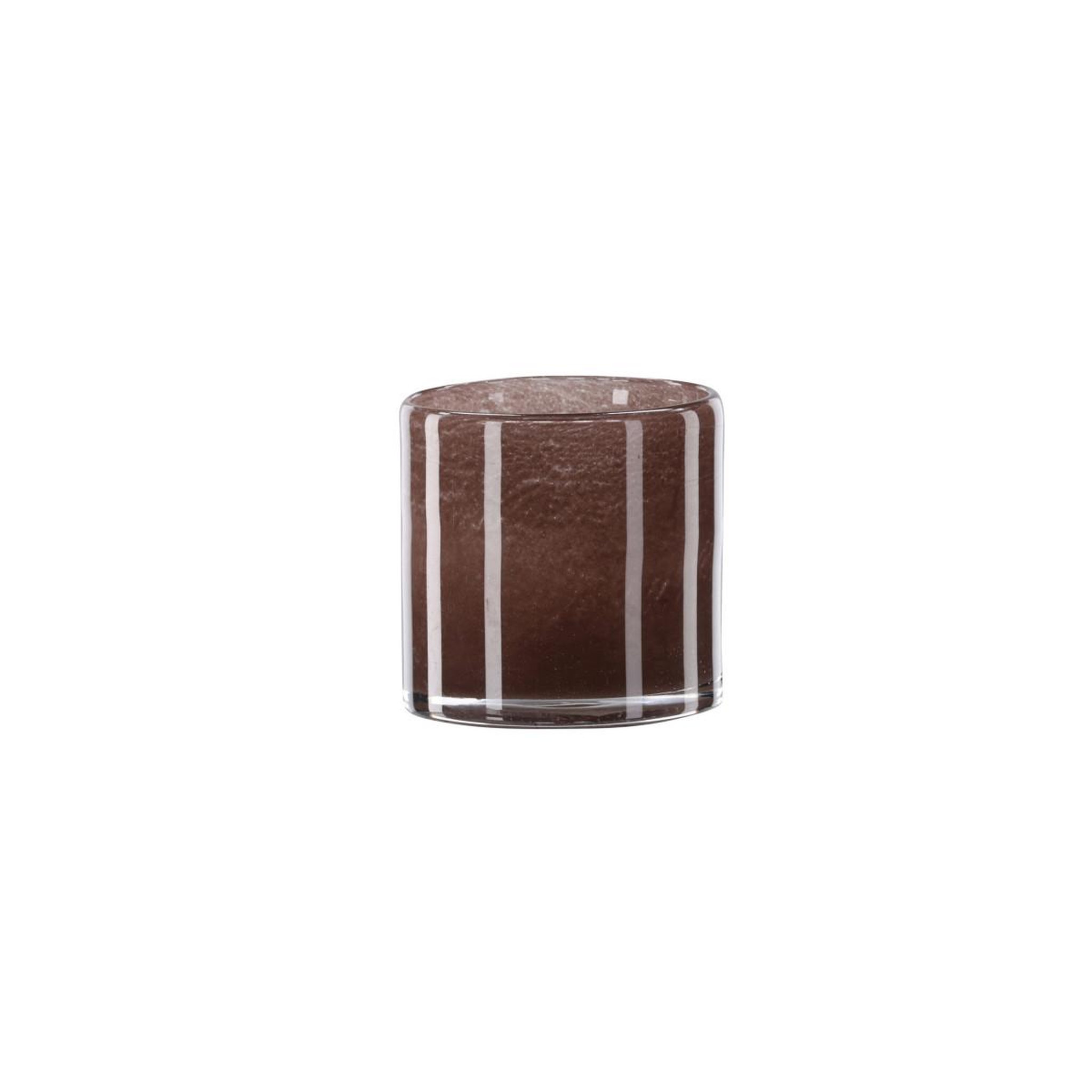 Voir la diapositive 3 : Paris Prix Photophore déco  gloria  12cm marron