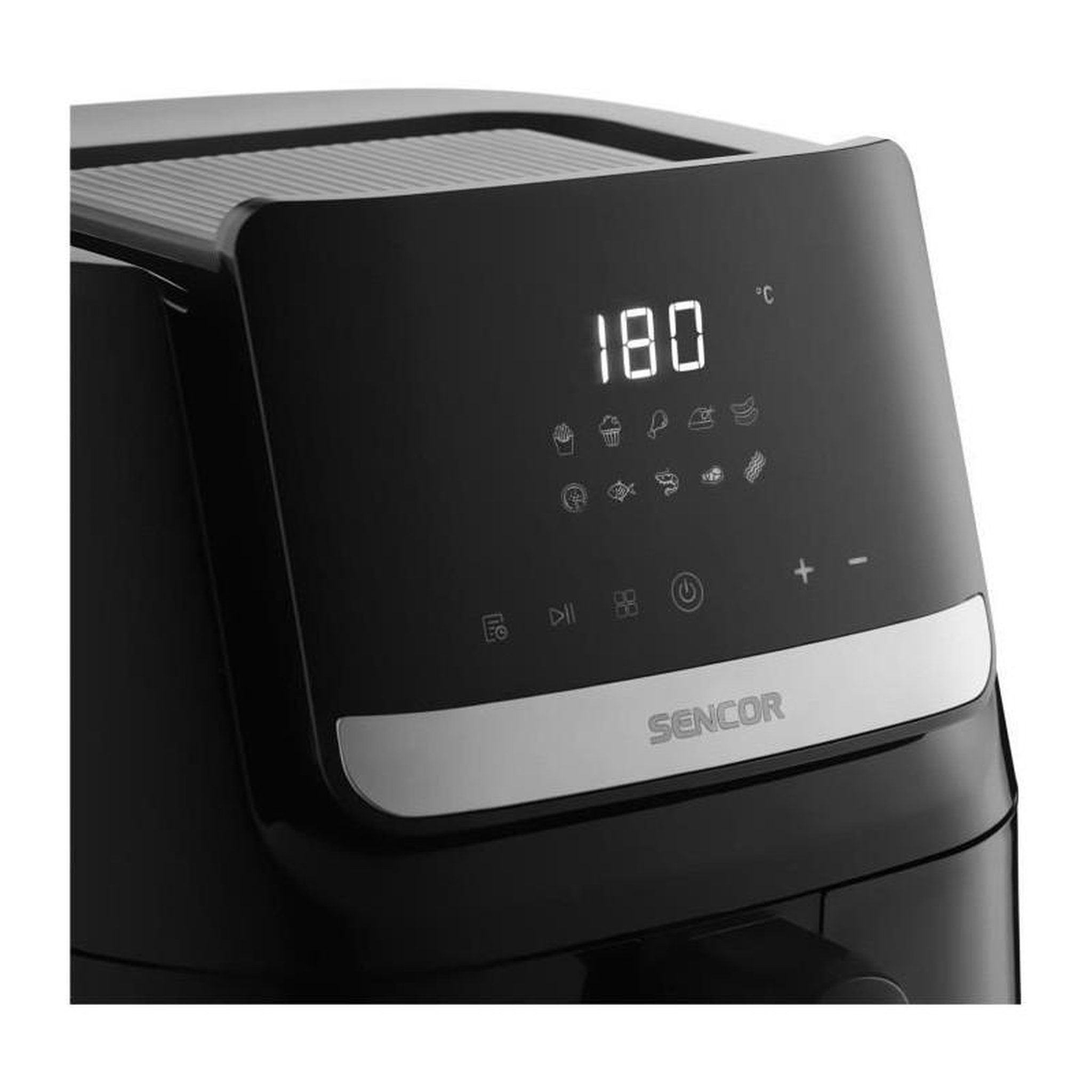 Voir la diapositive 2 : SENCO Airfryer - SENCOR - SFR 6550BK - 1600 W - 6,5L - Noir