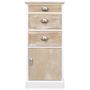 Voir la diapositive 2 : VIDAXL Armoire laterale 38x28x86 cm Bois de Paulownia