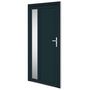 Voir la diapositive 2 : VIDAXL Porte d'entree anthracite 98x200 cm PVC