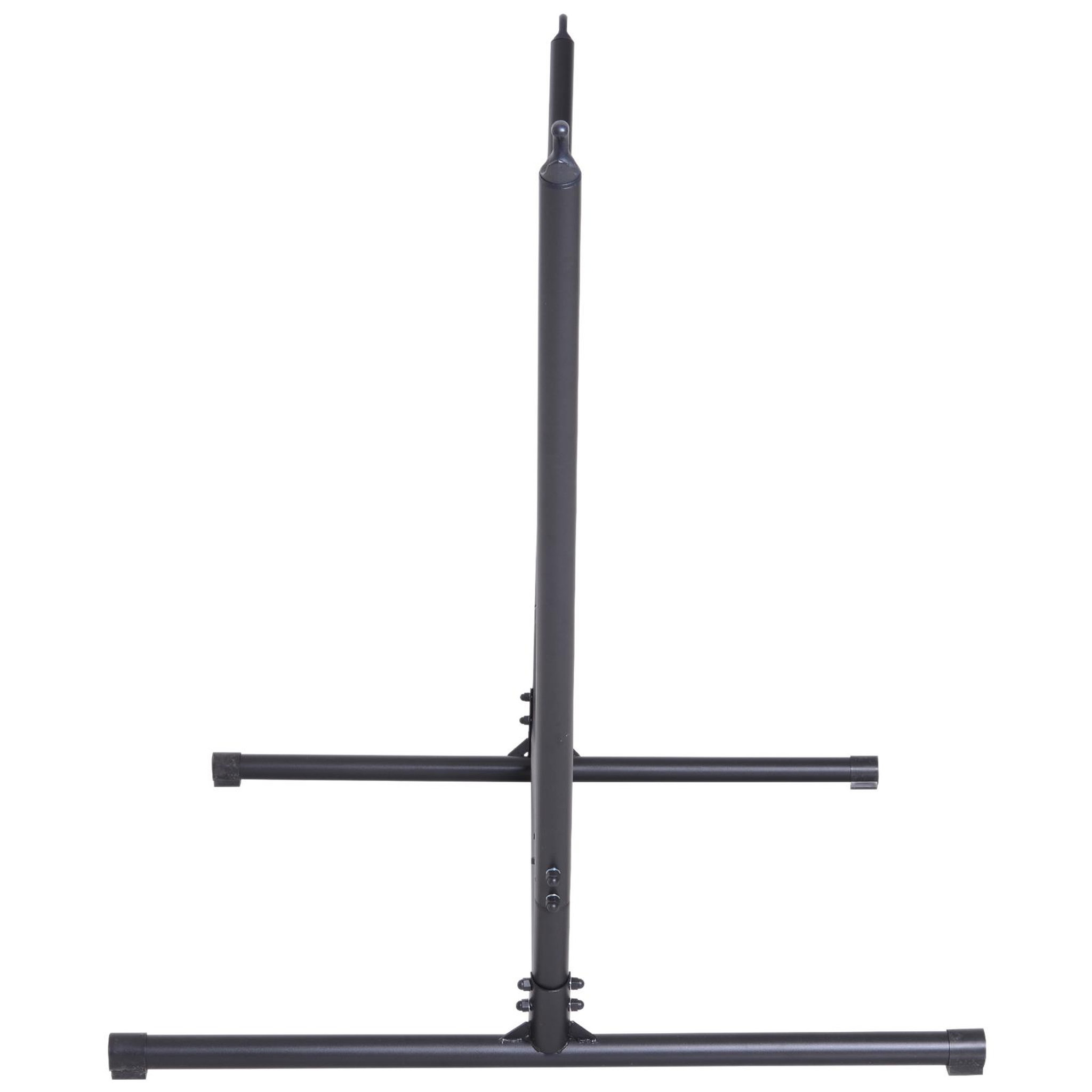 Voir la diapositive 4 : OUTSUNNY Support pied de hamac réglable structure robuste métal époxy noir dim. 3,08-3,80L x 1,08l x 1,20H m