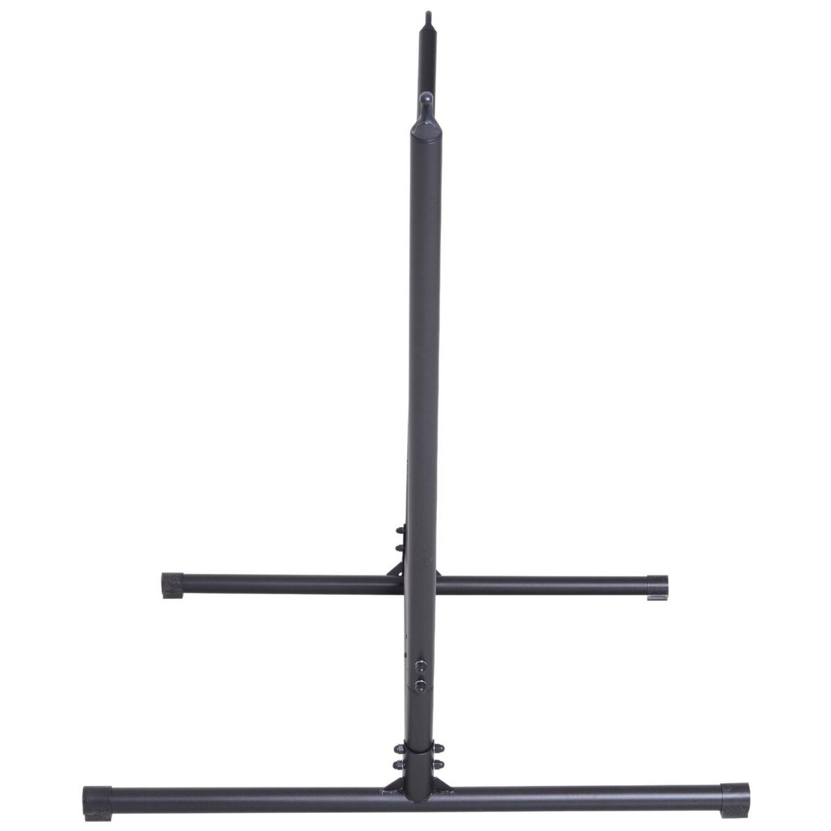 OUTSUNNY Support pied de hamac réglable structure robuste métal époxy noir dim. 3,08-3,80L x 1,08l x 1,20H m