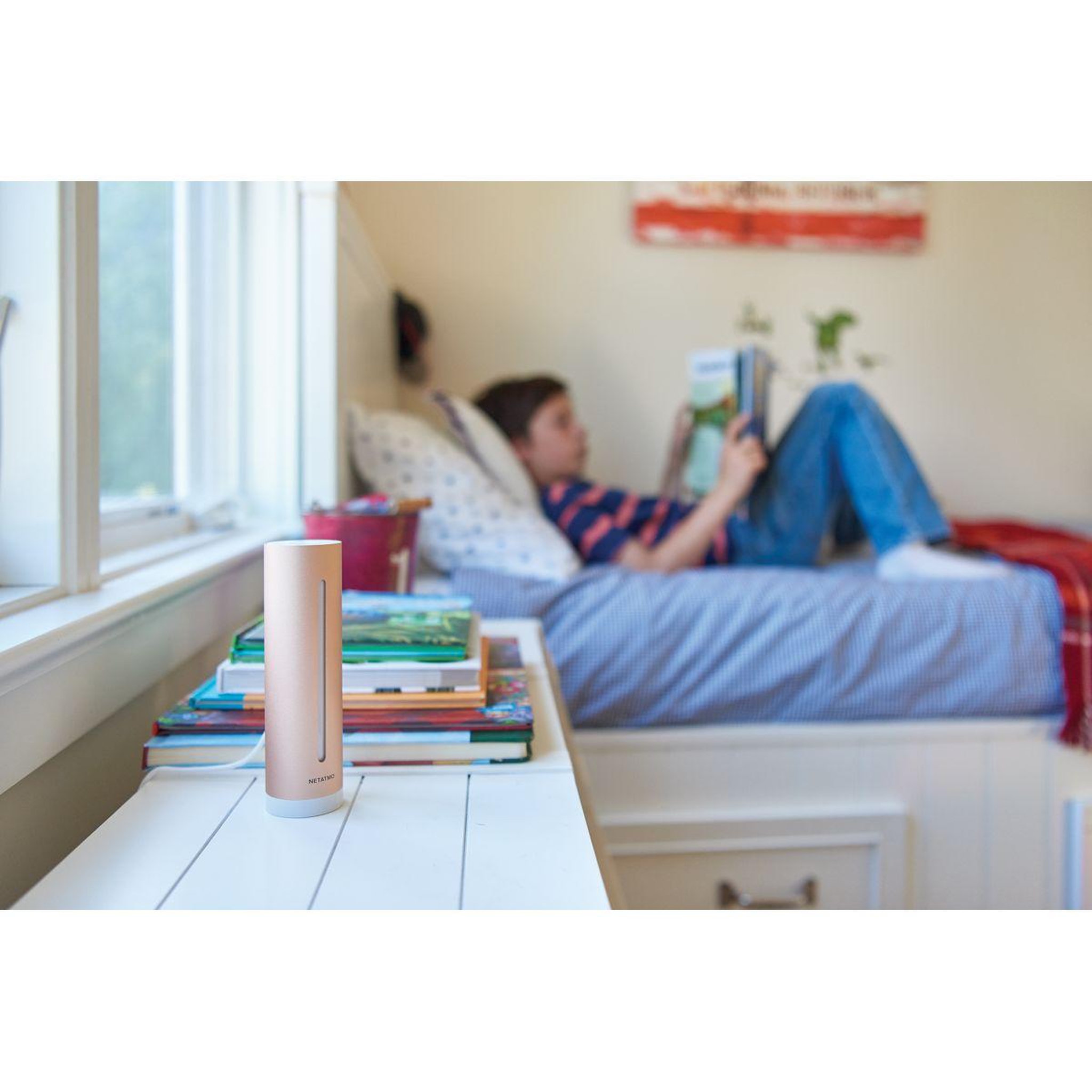 Voir la diapositive 5 : NETATMO Capteur qualité de l'air connecté et intelligent