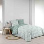 Voir la diapositive 4 : Douceur d'Intérieur Housse de couette 260x240 + 2 taies MALIA sauge 100% coton