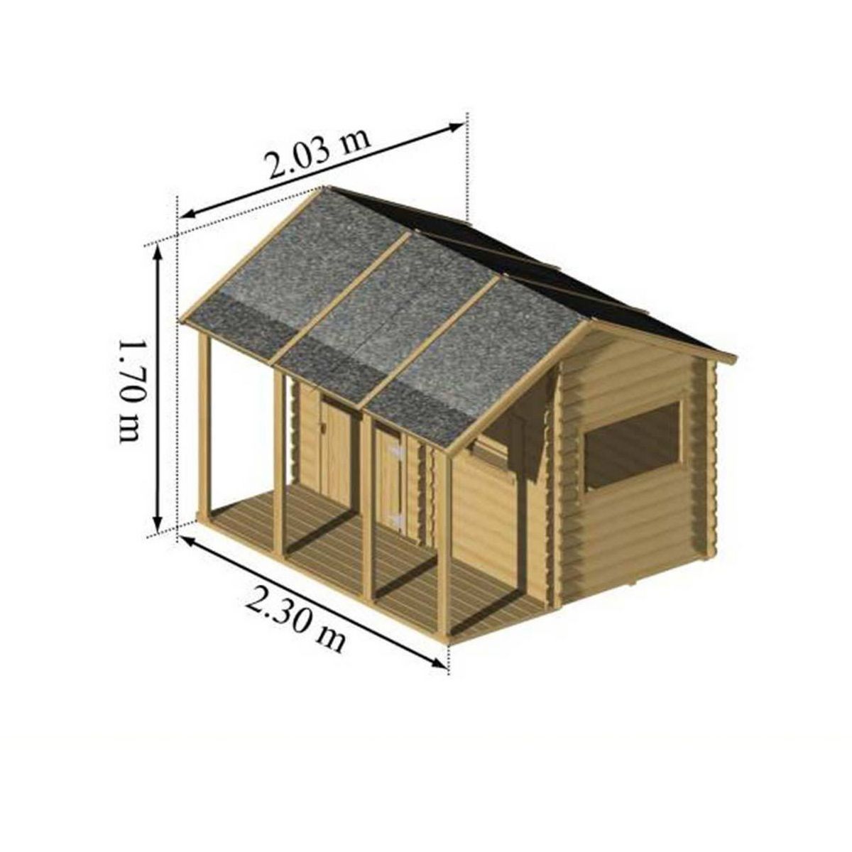 Soulet Maison enfant en bois CONSTANCE