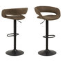 Voir la diapositive 1 : TOILINUX Lot de 2 Tabourets de bar Gracie