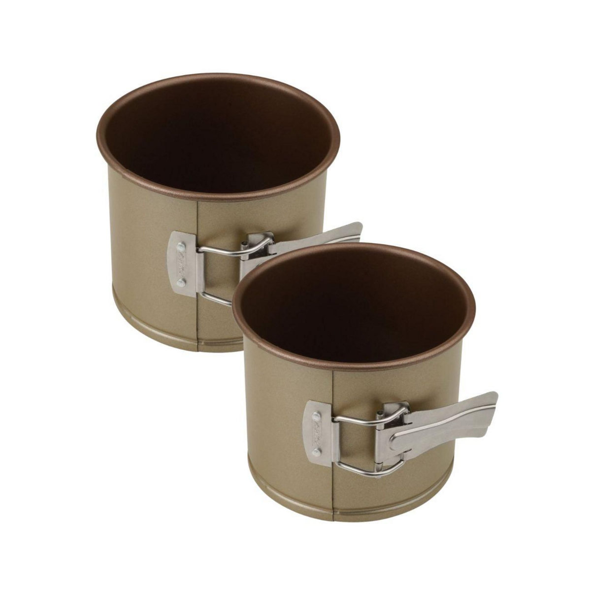 ZENKER Ensemble de 2 Petits Moules à panettone 12 x 10 cm Zenker Mojave Gold